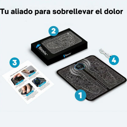 Masajeador de Pies Eléctrico BIOVIX® + Guia De Masaje de Pies