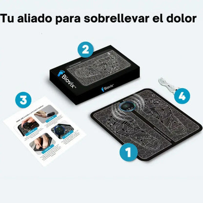 Masajeador de Pies Eléctrico BIOVIX® + Guia De Masaje de Pies.